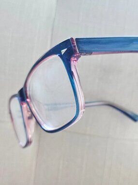 Zenni Optical Women Eyeglasses Frame Blue Tone Eyewear Glasses Frame only